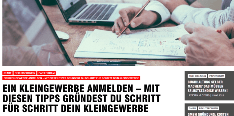 ᐅ Gewerbeanmeldung: Gewerbe Anmelden Von A-Z Mit Anleitung!